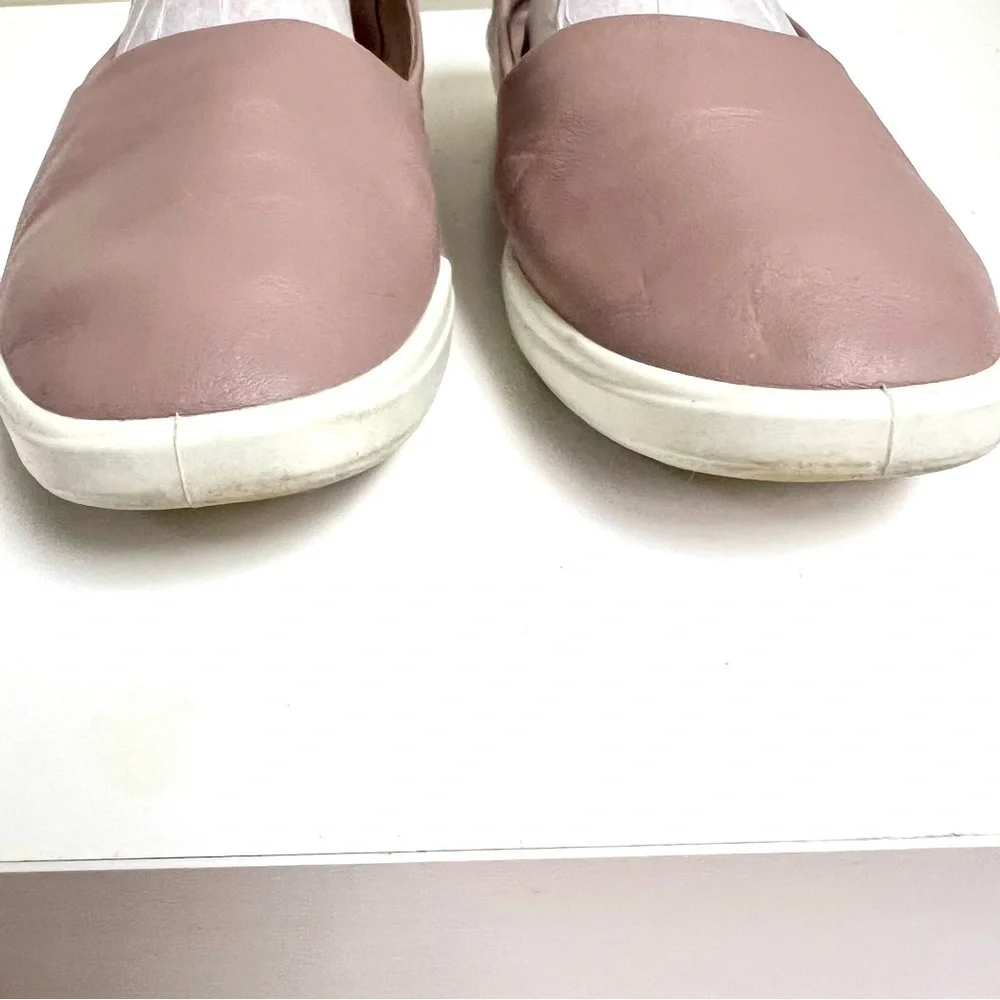 Ecco Women's Mauve Simpil Loafers classic minimalist preppy casual leather 10 40